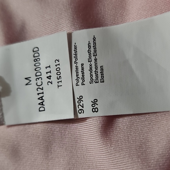 CUPSHE Hot Pink Bikini Set High Waisted Vneck Spaghetti Strap Large - Picture 8 of 8